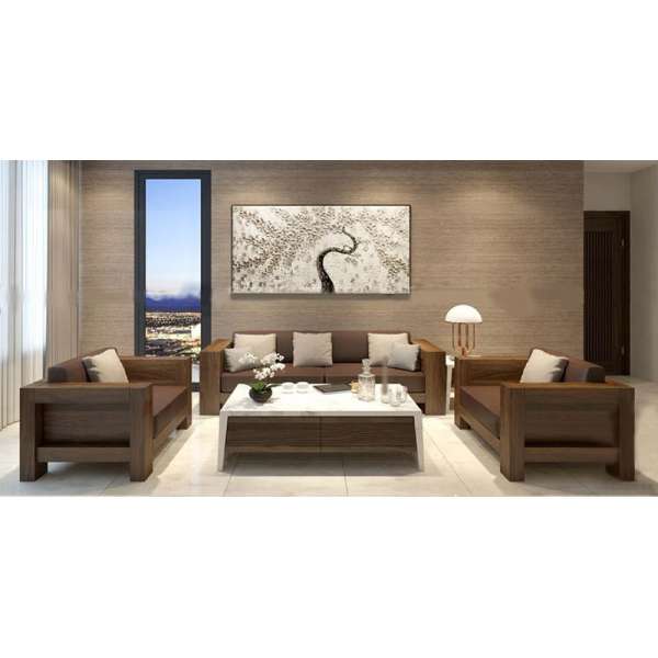 Sofa gỗ sồi Nga BG186